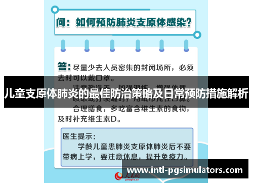 儿童支原体肺炎的最佳防治策略及日常预防措施解析
